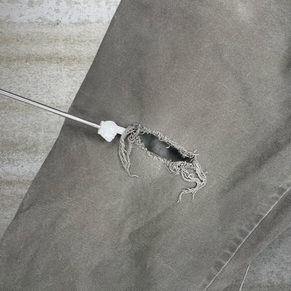 Vintage Dickies Carpenter Pants Sage Green Canvas Baggy Dungarees Work Wear 90s - Picture 6 of 6